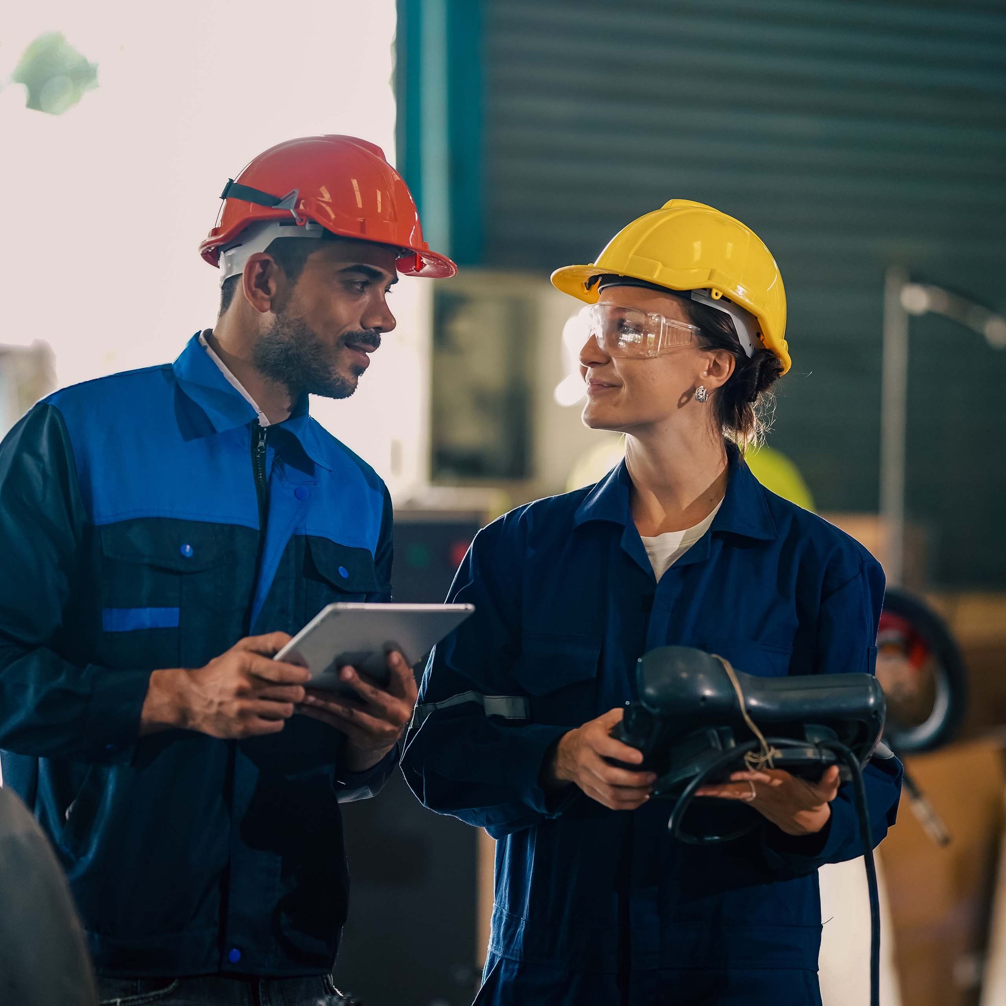 engineers worker at factory